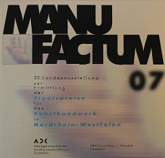 Manufactum Deutscher Staatspreis für Kunsthandwerk NRW